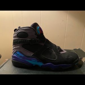 MENS JORDAN 8 RETRO AQUA